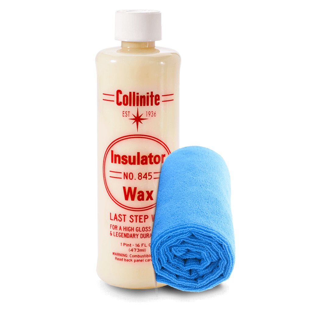 Detailing Like a Pro: Must-Have Premium Car Care Products 2 Collinite Wax 845 + GreenZ Blue Towel