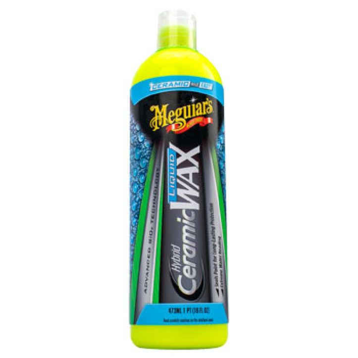Meguiars Hybrid Ceramic Liquid Wax Long Lasting Ceramic Protection in an Easy to Use Wax G200416 16 oz - Car Detailing