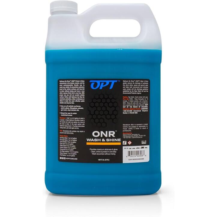 ONR Wash & Shine car shampoo 128oz