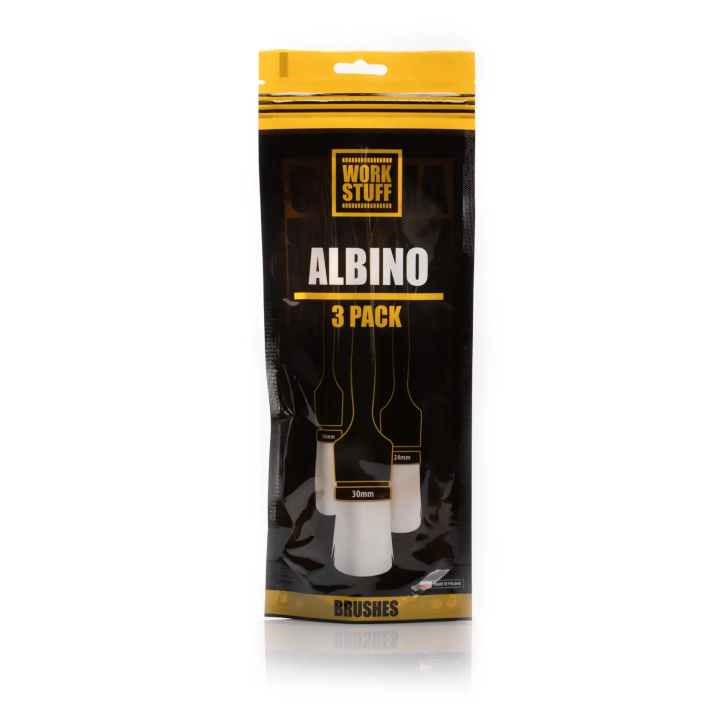 WORK STUFF Detailing Brush ALBINO WHITE 3 Pack Car Care