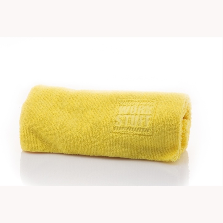 WORK STUFF Gentleman Basic Microfiber Car Towel Yellow Car Care