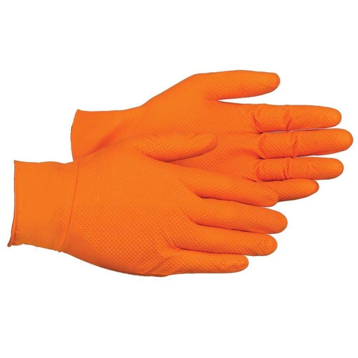 greenz car care orange heavy duty nitrile gloves 4 pairs 3300381360180 1 Car Care