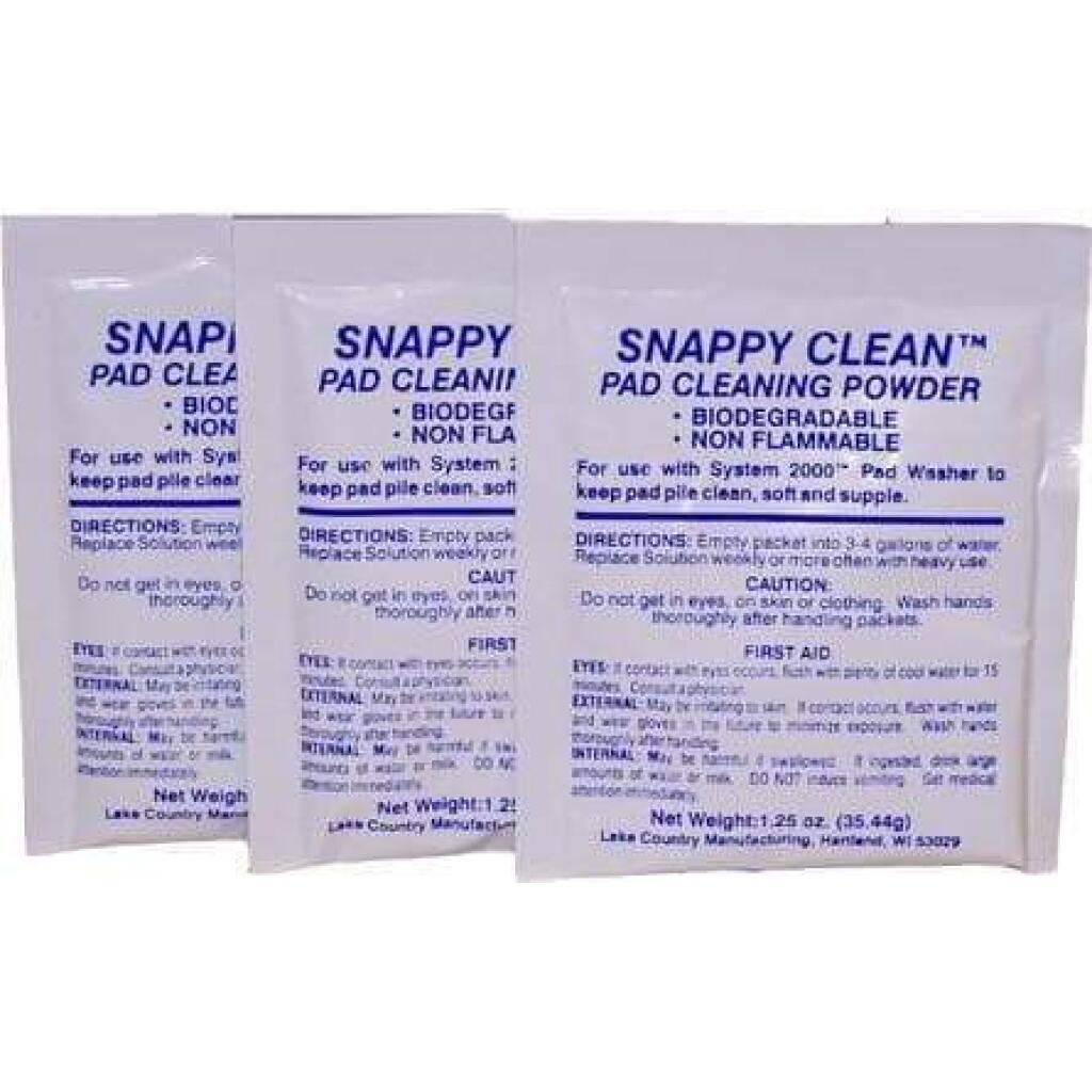 How to Clean Polishing Pads: Between Panels and After the Job 3 Lake Country Snappy Clean Pad Cleaning Powder